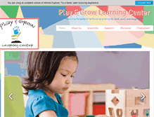 Tablet Screenshot of playandgrow.net